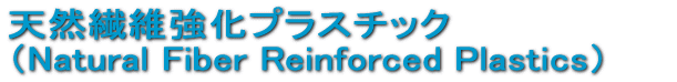 VR@ۋvX`bN iNatural Fiber Reinforced Plasticsj 